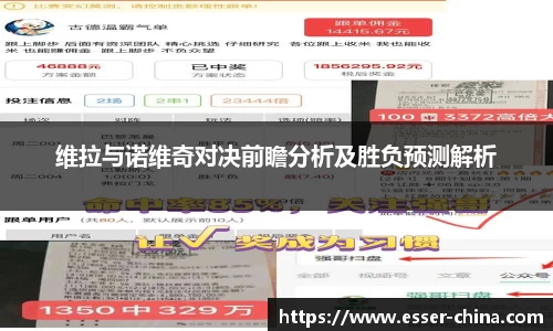 维拉与诺维奇对决前瞻分析及胜负预测解析