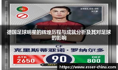德国足球明星的辉煌历程与成就分析及其对足球的影响